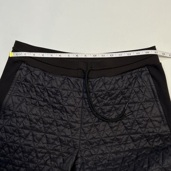 $149 ATHLETA Women's 14 Solstice Jogger Quilted Puffy Pants Black Pockets 467123 - Picture 6 of 10